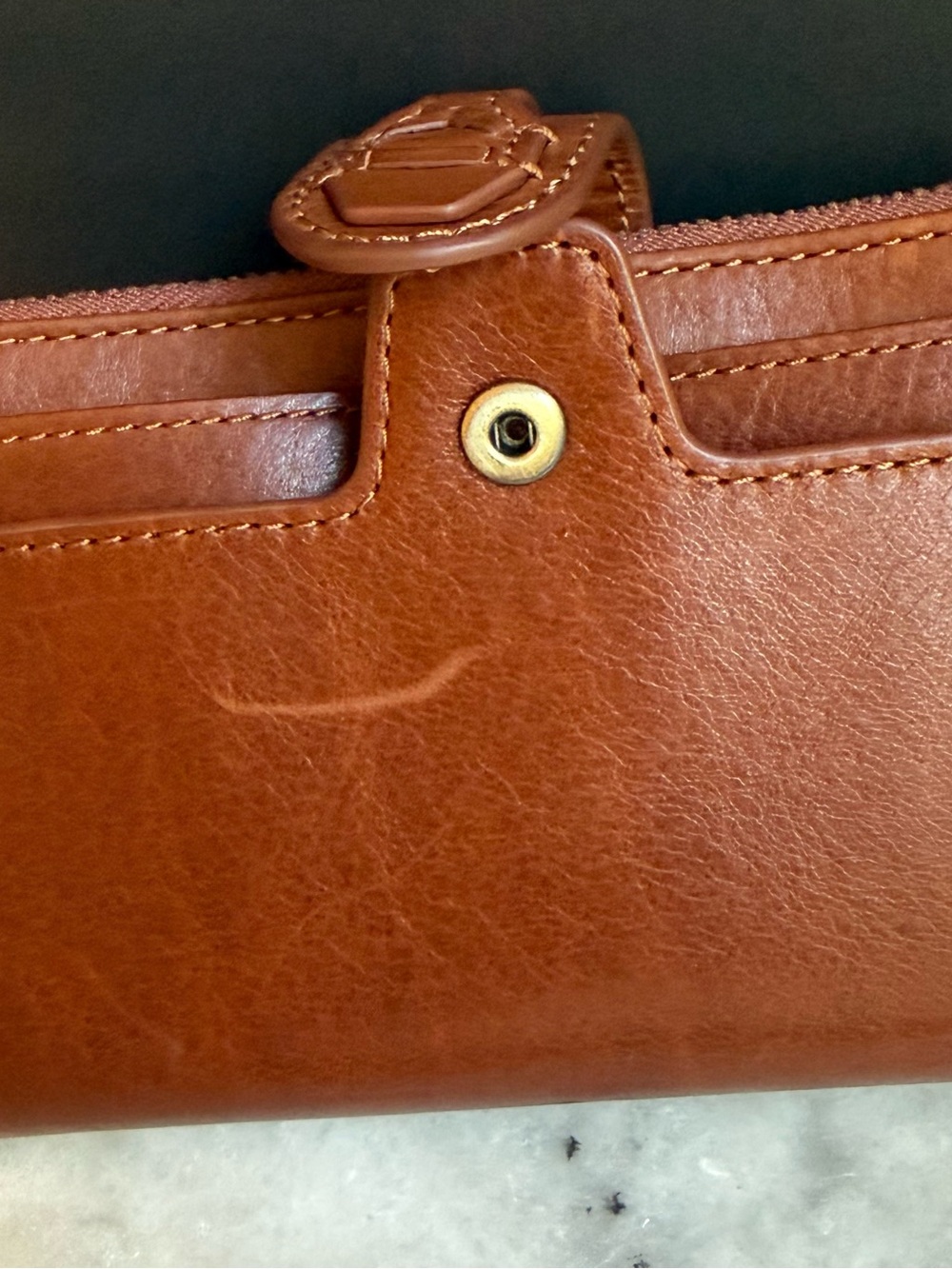 HOBO Dunn Continental Wallet in “Pecan Ridge” - Picture 10 of 13